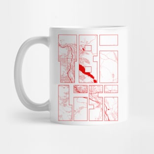 Tbilisi, Georgia City Map Typography - Oriental Mug